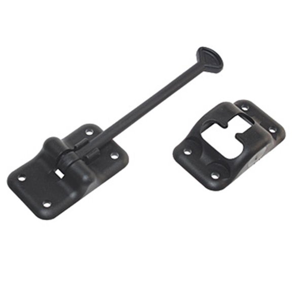 Overtime E236 6 In. T-Style Door Holder, Black OV6106